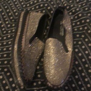 Bedazzled loafers